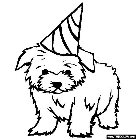 coloring pages of dog by ella